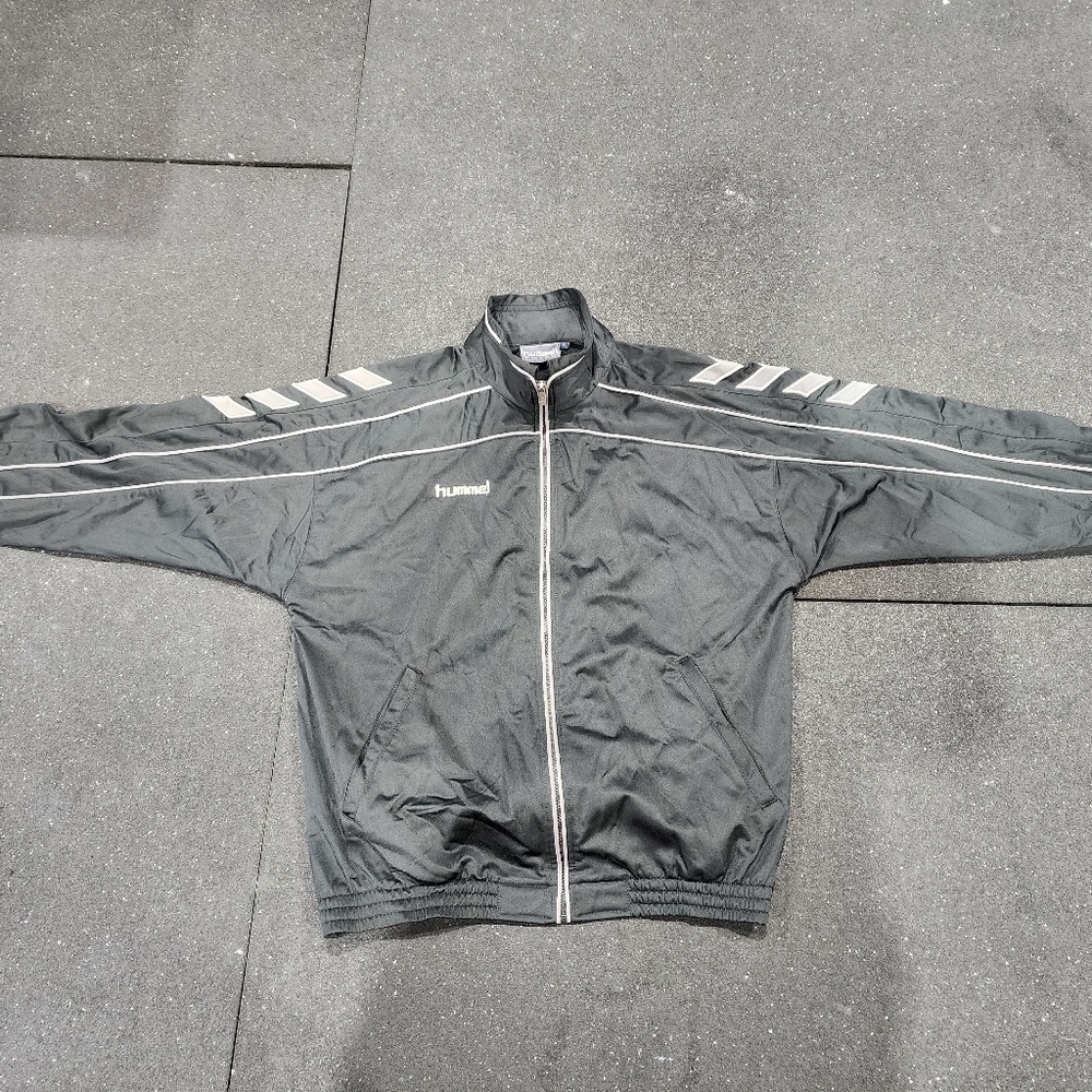 Black Hummel Soccer Jacket Large
